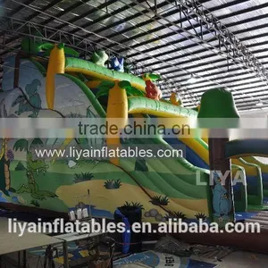 EN14960 New Inflatable Slide With Jungle,inflatable Dragon Slide thumbnail-2