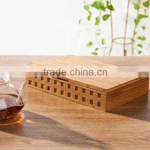 Bamboo Wooden Coffee Tea Bag Holder Box thumbnail-3