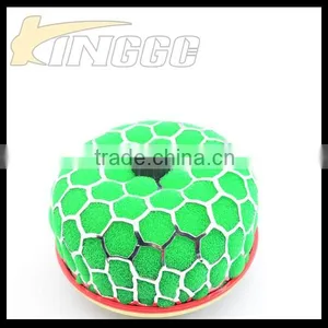 Good-quality 63MM Green Universal Turbo Car Air Intake With Sponge For Racing thumbnail-1
