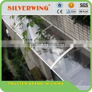 Environmental Friendly Rain Protect Door Canopy Awning Cover With Platic Awning Brackets and Polycarbonate Canopy thumbnail-5