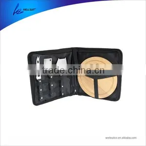 High Grade Cheese Gadget Set of 4pcs With Wooden Cutting Board thumbnail-1