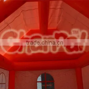 Orange Inflatable House, Inflatable Tent, Digital Whole Printing House thumbnail-3