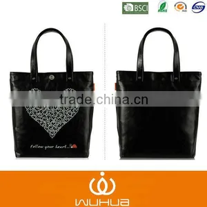 Flower Print Leather Tote Bag/canvas Cotton Bags thumbnail-1