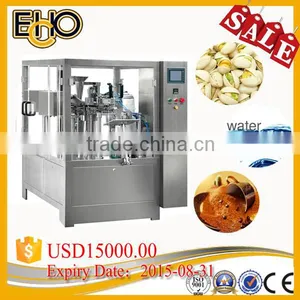 High Speed New Condition and Grade Rotary Premade Stand up Bag Counting Full Automatic Beverage Carousel Type Bagger thumbnail-3