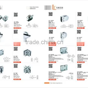 Glass Bracket Zinc Alloy Glass Clamps Glass Shelf Bracket thumbnail-2