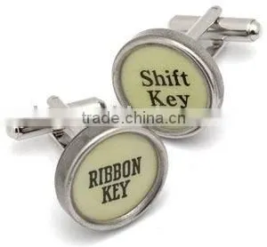 Black Typewriter Key Cufflinks thumbnail-1