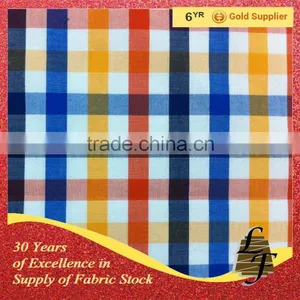 100% Cotton Yarn Dyed Shirting Fabric Textile Stock-5 thumbnail-1