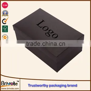 Factory Leather Casual Shoe Packaging Box/custom Leather Shoe Box thumbnail-4