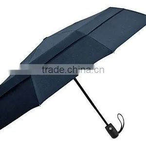 Wind Resistant Air-Vent Auto Open and Close Foldable Umbrella thumbnail-2
