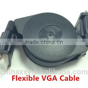 1M High Quality Male to Male Flexible VGA Cable thumbnail-1