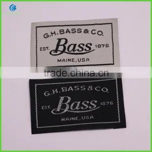 2016 Hot Sales Centerfold High Density Garment Woven Label For Clothing thumbnail-1