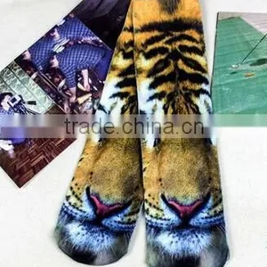 Print Pattern Polyester Long Men Socks thumbnail-2