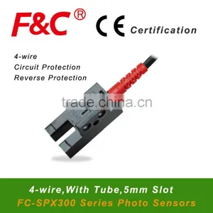 5vDC Can Be Offered, 5mm Slot, Circuit Protected, 12~24VDC U Shape Sensor, NO/NC Together thumbnail-1
