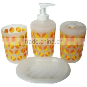 Colourful pp Material Plastic Complete Bathroom Sets thumbnail-3