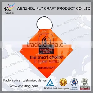 Square Orange Traffic Safety Flag thumbnail-1
