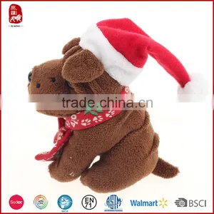 Wholesale Christmas Toys Plush Sitting Dog Soft Toy/plush Dog thumbnail-3