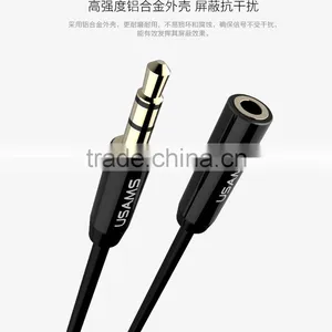 USAMS 100cm/200cm Audio 3.5mm Extension Cable For Extend All Headset Cord Audio Stereo Cord 4 MP3 thumbnail-3