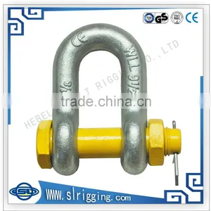 Drop Forged Hardware Tempered Alloy Steel/carbon Steel Lifting Hoist DX Shape High Strength Shackle(alloy Steel) thumbnail-2
