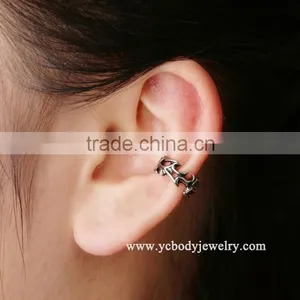 Vintage Fake Single Ear Cuffs For Pierced Ears thumbnail-1
