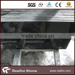 Cheap Mongolia Black Granite Slab for Sale thumbnail-1