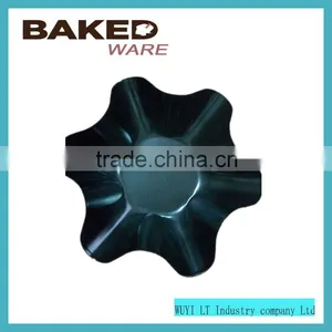 Flower Shaped Cake Pan Cabon Steel Flower Shape Round Baking Tray Cake Mold thumbnail-1