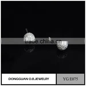Dubai Gold Jewelry Earring Simple Pearl Earring for Women thumbnail-5