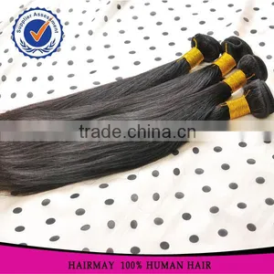 2015 High Quality Double Weft 100% Virgin Brazilian Wavy Hair thumbnail-2