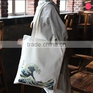 Beautiful Printed Canvas Bag, OEM Production Canvas Tote Bag thumbnail-2