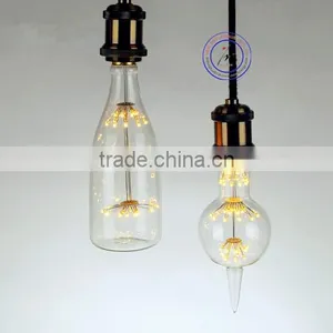 Antique LED Fireworks Filament Light A19 Edison Style Led Starry Light Bulb thumbnail-6