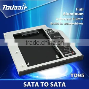 Wholesale Universal Laptop HDD Hard Drive Caddy SATA 9.5mm With Screwdriver thumbnail-1