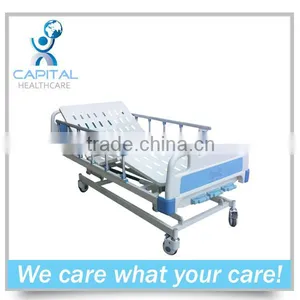 CP-M732 Foshan Shunde 3 Cranks Manual Hospital Bed Price thumbnail-1