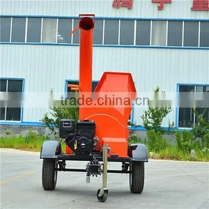 Towabl Wood Chipper With 13HP Petrol BS Engine Small Wood Chipping Machine thumbnail-4