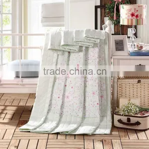 High Quality Four Seasons 100% Cotton Silk Down Filling Comforter With Cheap Price Wholesale thumbnail-1