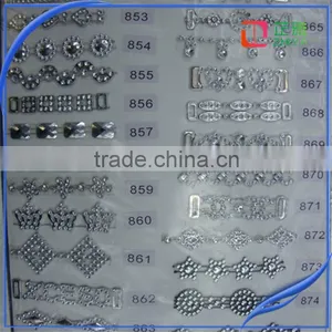 Strass for Shoes Hearts Rhinestone Mesh Raccoon Fur Strip Wedding Dress Lace Pink Color thumbnail-2