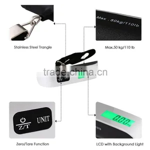 Portable Handheld Travel Scale for Luggage / Suitcase / Baggage, 50KG/110LB thumbnail-4