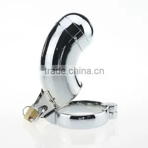 Shabby And Chic Metal Bird Cage New Design Stainless Steel Lockable Cock Cage Penis Cage With Locker Cock thumbnail-1