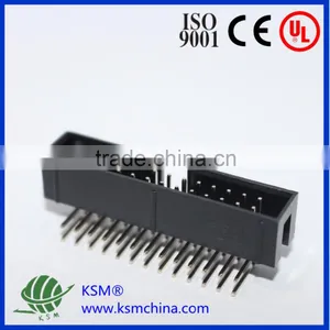 2.54mm Black R/a Box Header Connector 10~40 Pin thumbnail-1