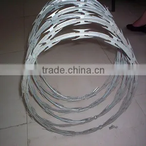 China Factory Electrical Galvanized Razor Barbed Wire Specifications thumbnail-1