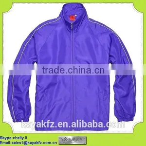 Customized Blue Taslon Men's Windbreaker Jacket thumbnail-1