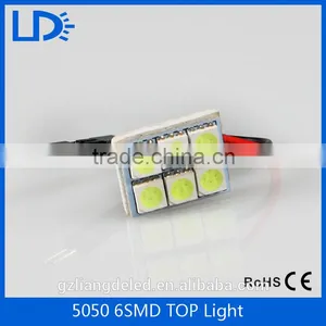 Car Styling dc 12v White Color 5050 6leds Car Top Light thumbnail-3