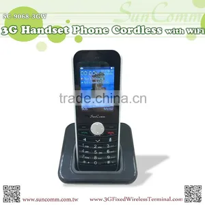 SC-9068-3GW Factory Price 2 SIP Account 3G Phone With VoiP Over 3G Networking thumbnail-3