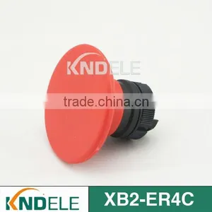 60mm Mushroom Push Button Switch Clear Plastic Actuator Head Red XB2-ER4C thumbnail-1