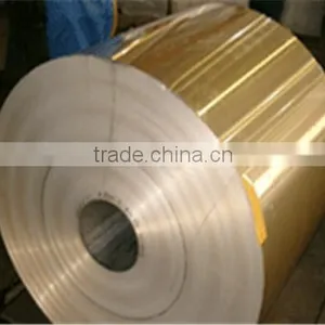8006 Temper O Golden and Blue Coloured Hydrophilic Aluminum Foil thumbnail-2