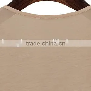 OEM Fashion 2015 Cheap Women Tshirts Custom Printing Short Sleeves Round Neck Summer Casual Tshirt Women Cotton Tshirt thumbnail-6