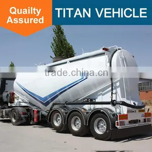 3 Axle 60 Ton Cement Bulker Trailer Unloading Bulk Cement Tanker for Sale thumbnail-4