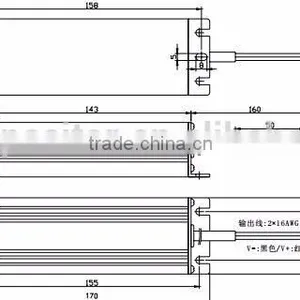 Factory Price Isolated Waterproof Dimmable Led Lighting Driver thumbnail-4
