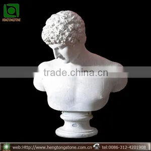 Full Polished Roman Bust Sculpture thumbnail-1