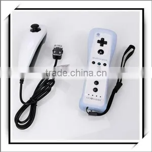 For Wii Remote And Nunchuck Controller With Case (White+Black) -84004501 thumbnail-1