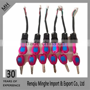 Ignition Key Switch Electric Scooters Bicycle 4 Wires Made in China thumbnail-1