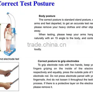 Body Composition Analyzer for Fat Water Muscle Detector With CE Approval thumbnail-4
